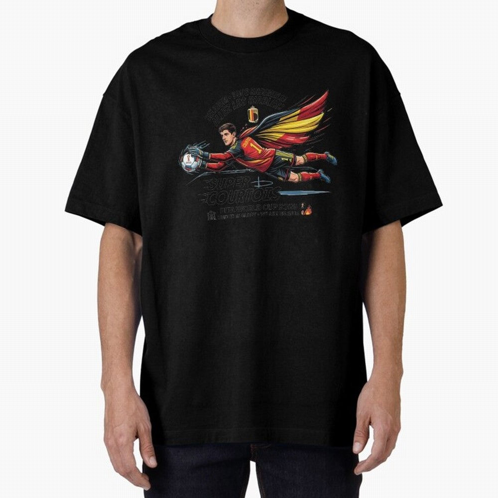 Thibaut Courtois Fan Art Classic T-Shirt Follow Match Day Hype around FIFA World Cup 2026, Haaland and Mbappe, Spain and Netherlands, Stadium Chants, National Pride, Trophy Dreams and Unforgettable Football Memories; Perfect for Supporters Who Want