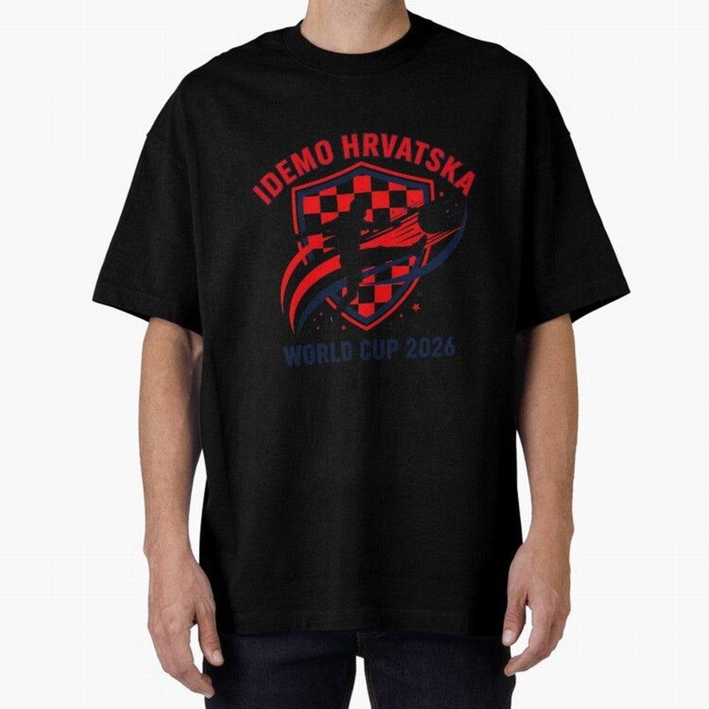 Croatia World Cup 2026 Fan Art Classic T-Shirt Show Fan Pride Across Match Day Hype around FIFA World Cup 2026 Group Stage, Haaland, Netherlands, Supporter Pride, Iconic Celebrations, Legendary Names and Global Match Day Energy; Great for