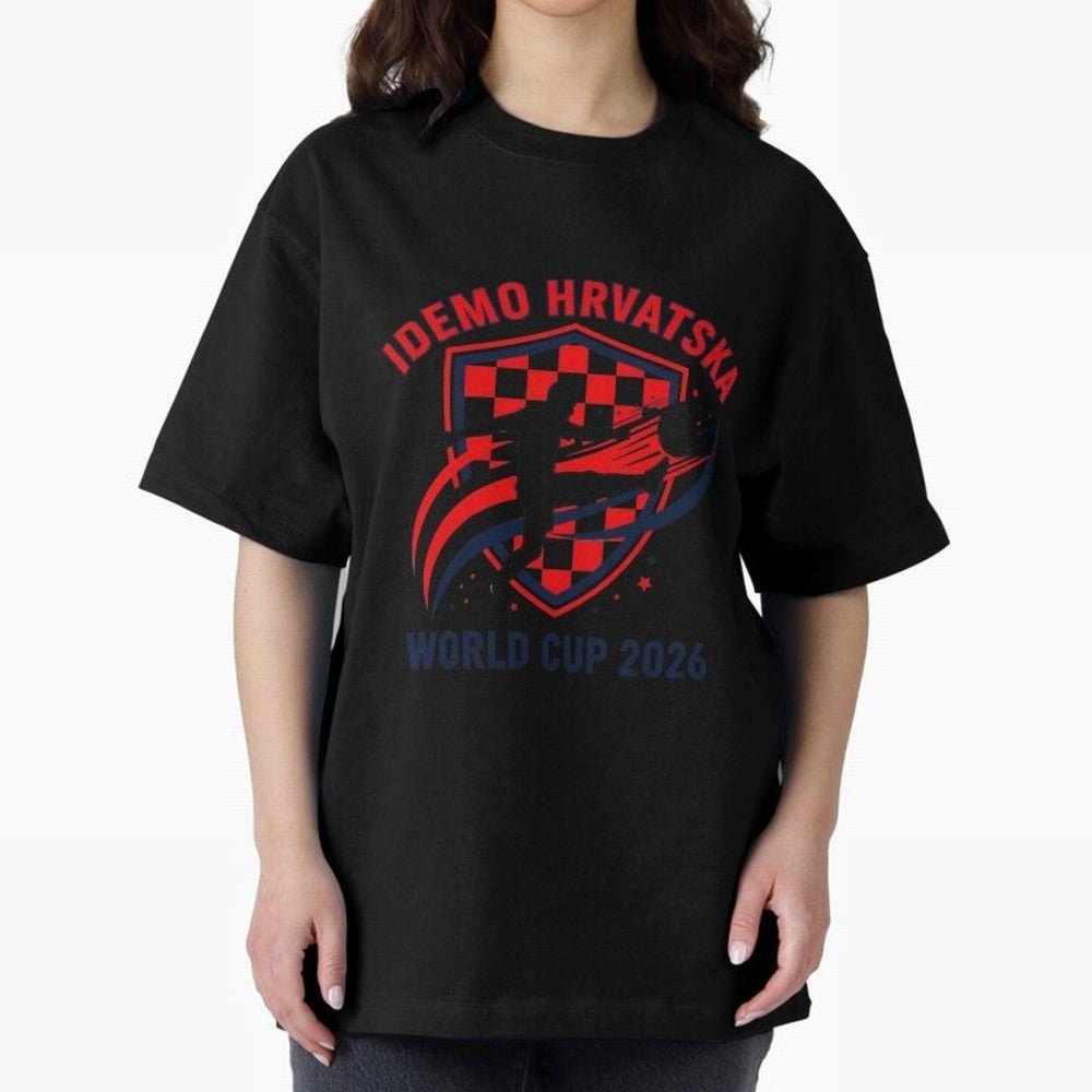 Croatia World Cup 2026 Fan Art Classic T-Shirt Show Fan Pride Across Match Day Hype around FIFA World Cup 2026 Group Stage, Haaland, Netherlands, Supporter Pride, Iconic Celebrations, Legendary Names and Global Match Day Energy; Great for