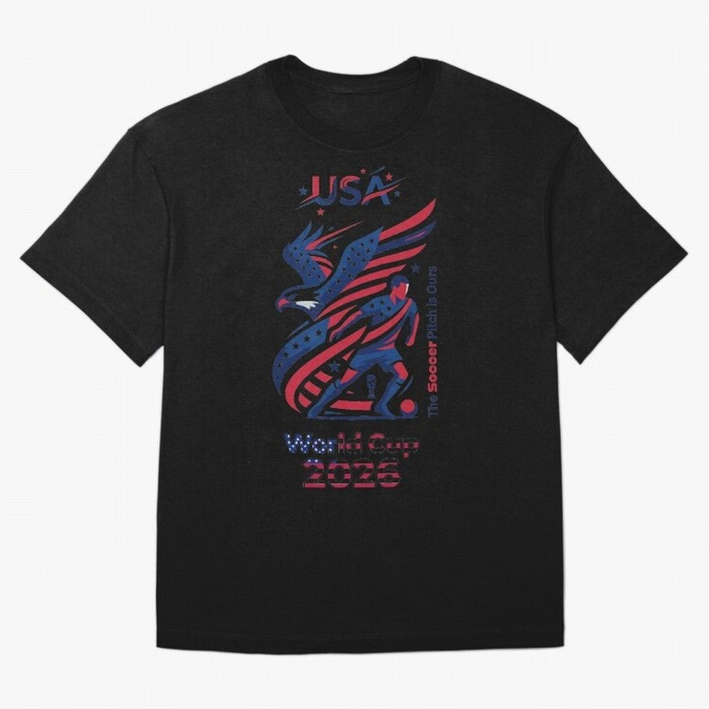 USA Soccer Shirt 2026 - Heritage Eagle World Cup Fan Tee - Premium Gildan Softstyle Unisex Football T-Shirt - United States Supporter Gear Classic T-Shirt Bring Bold Fan Energy to Global Football Passion for FIFA World Cup 2026 Group Stage, with