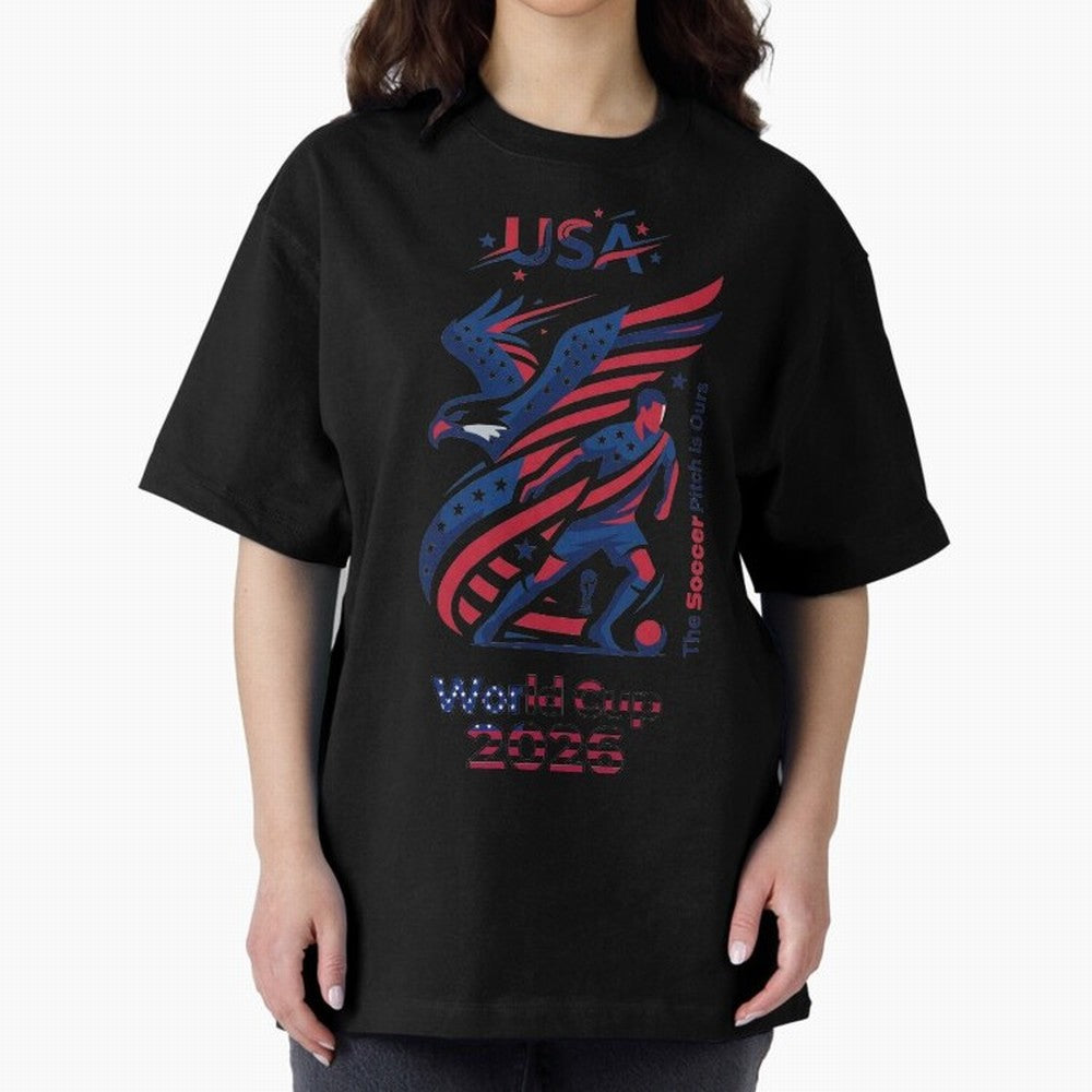 USA Soccer Shirt 2026 - Heritage Eagle World Cup Fan Tee - Premium Gildan Softstyle Unisex Football T-Shirt - United States Supporter Gear Classic T-Shirt Bring Bold Fan Energy to Global Football Passion for FIFA World Cup 2026 Group Stage, with