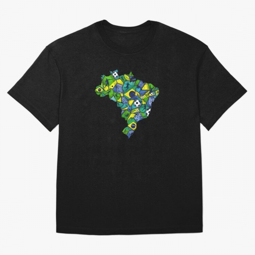 Brazil - World Cup 2026 Classic T-Shirt Capture the FIFA World Cup 2026 Group Stage Journey through Haaland and Mbappe Highlights, Argentina and Brazil Pride, Worldwide Fan Energy, Dramatic Goals, Stadium Lights and Championship Celebrations; Ideal