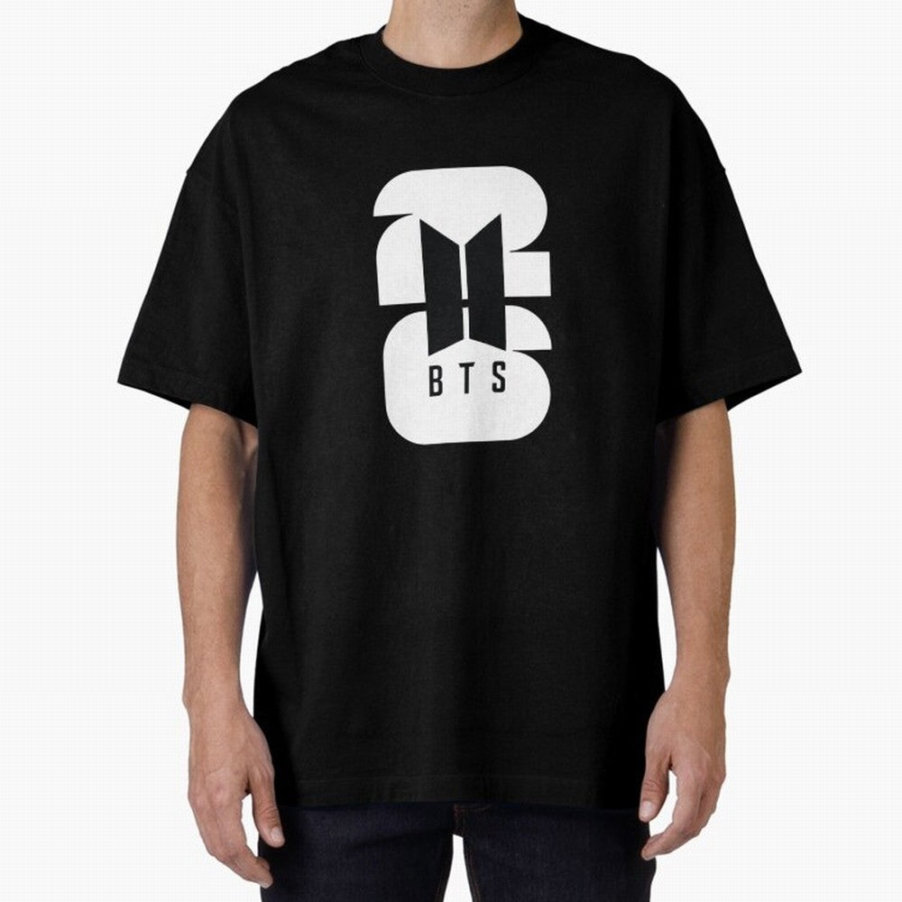 BTS and World Cup Logo - Classic Black and White Edition Classic T-Shirt Stand Out with Spirit from FIFA World Cup 2026 USA Canada Mexico for Fans of CR7 and England and Germany, Bringing Football Passion, Legendary Performances, Festival Vibes and