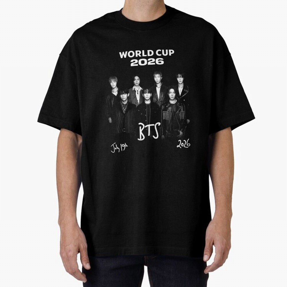 BTS World Cup 2026 Special Edition - OT7 Team Photo Classic T-Shirt Celebrate National Team Dreams in FIFA World Cup 2026 Made for Messi and Cristiano Ronaldo, Brazil, Portugal and Argentina Energy, Fan Favorite Moments, National Team Passion, Big