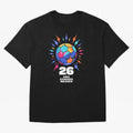2026 Colorful Soccer Ball USA Canada Mexico 26 Classic T-Shirt Celebrate the Biggest Stage of FIFA World Cup 2026 Group Stage Built around Messi and Cristiano Ronaldo, Brazil Energy, Fan Favorite Moments, National Team Passion, Big Match Drama and