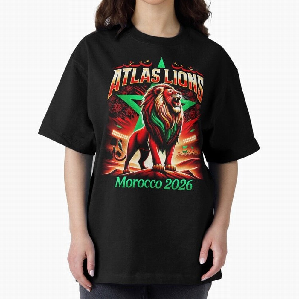 Morocco Football Fan Classic T-Shirt Follow Every Goal of the FIFA World Cup 2026 Journey through Messi and Cristiano Ronaldo Highlights, England and Germany Pride, Champion Mindset, Group Stage Buzz, Knockout Tension and Passionate Fan Culture;