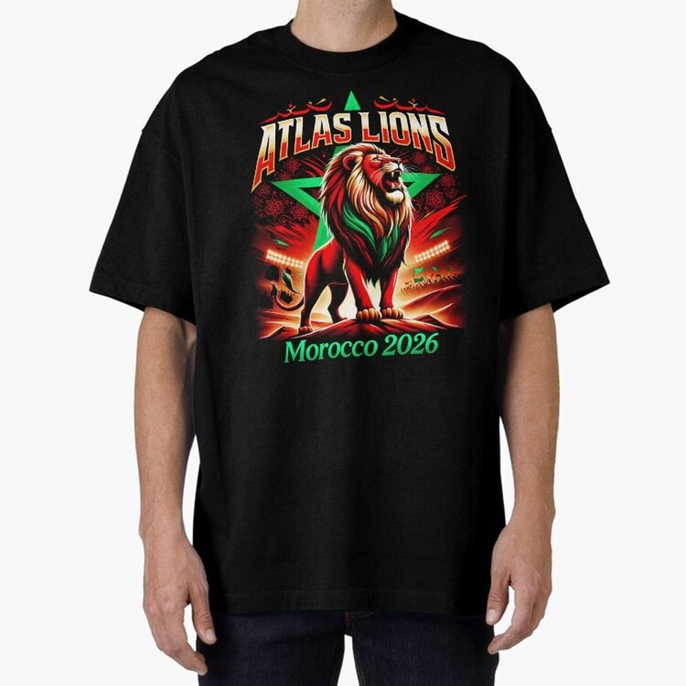 Morocco Football Fan Classic T-Shirt Follow Every Goal of the FIFA World Cup 2026 Journey through Messi and Cristiano Ronaldo Highlights, England and Germany Pride, Champion Mindset, Group Stage Buzz, Knockout Tension and Passionate Fan Culture;