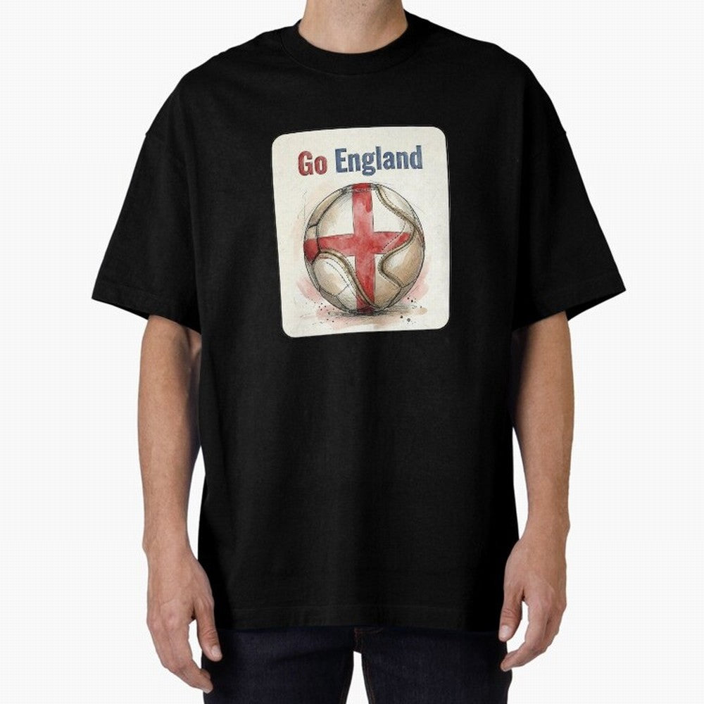 Go England Soccer Ball Flag | English Football Fan Graphic Tee Classic T-Shirt Celebrate Supporters United by the FIFA World Cup 2026 USA Canada Mexico Journey through CR7 and Messi Highlights, Brazil Pride, Tournament Hype, Historic Matchups,