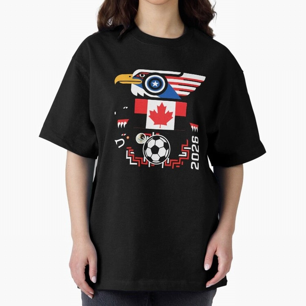 North America Spirit Cup 2026 T-Shirt_82734510 Classic T-Shirt Bring Global Tournament Vibes to FIFA World Cup 2026 Filled with Cristiano Ronaldo, Brazil, Portugal and Argentina Energy, Fan Favorite Moments, National Team Passion, Big Match Drama