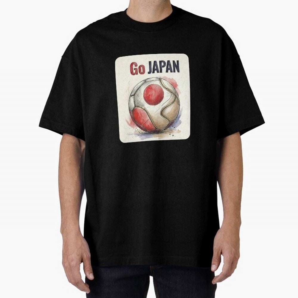 Go Japan Soccer Ball Flag | Japanese Football Fan Graphic Tee Classic T-Shirt Bring Match Day Fire to Global Football Passion for FIFA World Cup 2026 USA Canada Mexico, Built around CR7, England and Germany, Global Supporter Spirit, Legendary