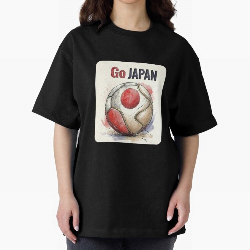Go Japan Soccer Ball Flag | Japanese Football Fan Graphic Tee Classic T-Shirt Bring Match Day Fire to Global Football Passion for FIFA World Cup 2026 USA Canada Mexico, Built around CR7, England and Germany, Global Supporter Spirit, Legendary