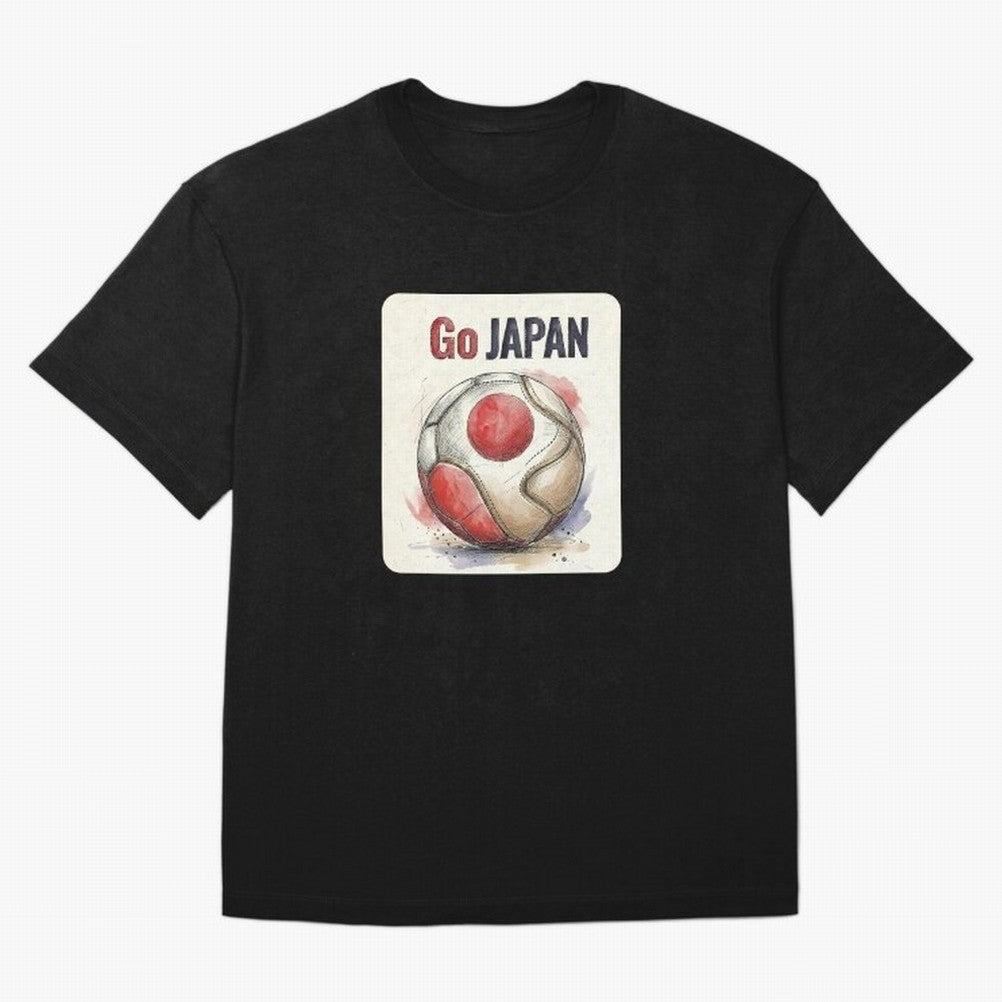 Go Japan Soccer Ball Flag | Japanese Football Fan Graphic Tee Classic T-Shirt Bring Match Day Fire to Global Football Passion for FIFA World Cup 2026 USA Canada Mexico, Built around CR7, England and Germany, Global Supporter Spirit, Legendary