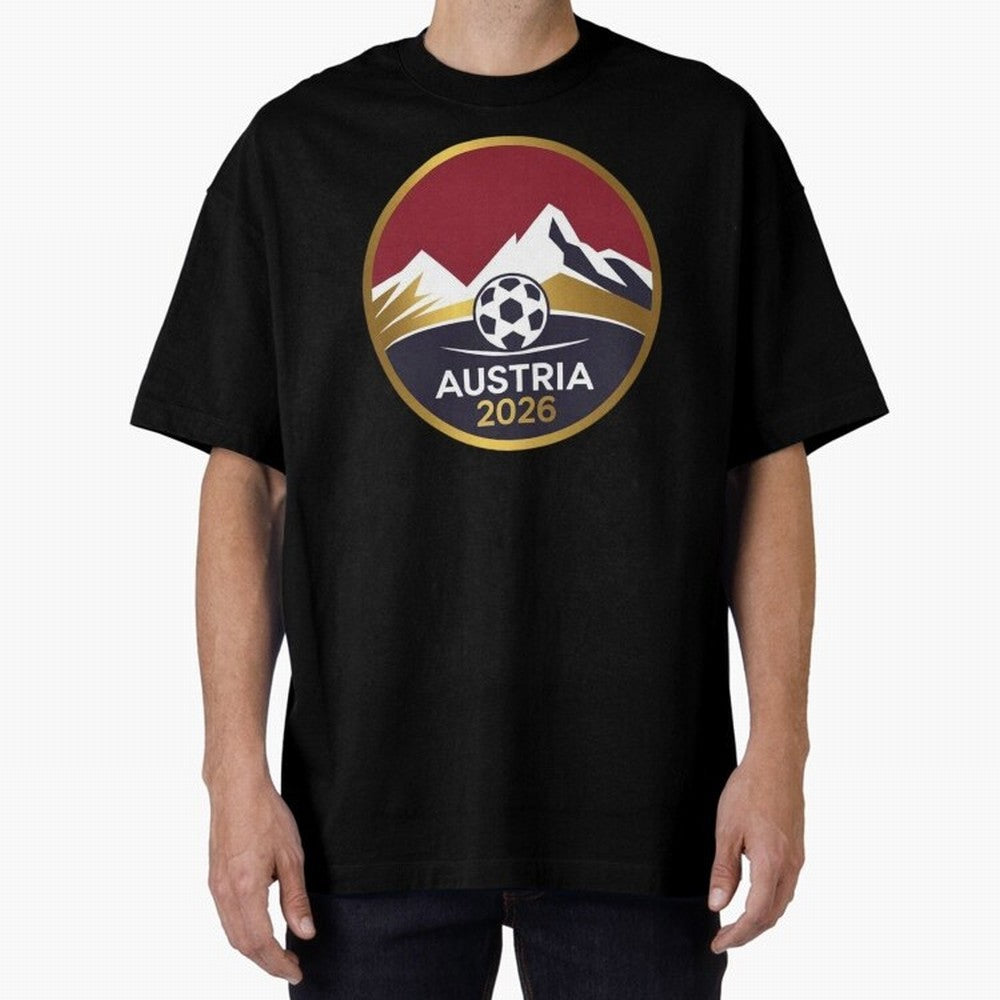 Austria 2026 Classic T-Shirt Capture FIFA World Cup 2026 Group Stage Connected to Neymar, Argentina, France and Brazil Energy, Worldwide Fan Energy, Dramatic Goals, Stadium Lights and Championship Celebrations; Ideal for Passionate Fans Who Love