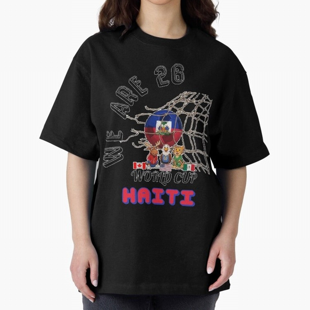 World cup 26 - Haiti Classic T-Shirt Show Your Tournament Heart for FIFA World Cup 2026 USA Canada Mexico Highlighting Messi, CR7 and Mbappe, Brazil Energy, Stadium Chants, National Pride, Trophy Dreams and Unforgettable Football Memories; Made for