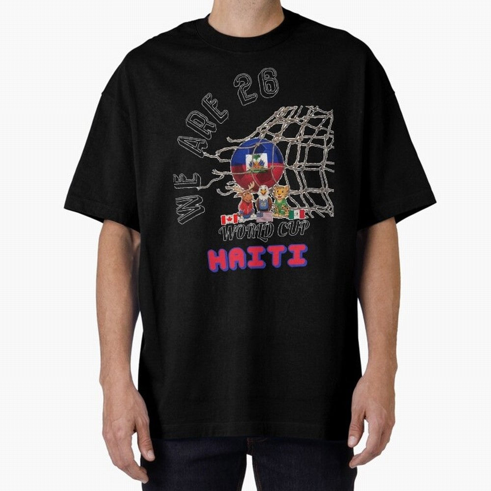World cup 26 - Haiti Classic T-Shirt Show Your Tournament Heart for FIFA World Cup 2026 USA Canada Mexico Highlighting Messi, CR7 and Mbappe, Brazil Energy, Stadium Chants, National Pride, Trophy Dreams and Unforgettable Football Memories; Made for