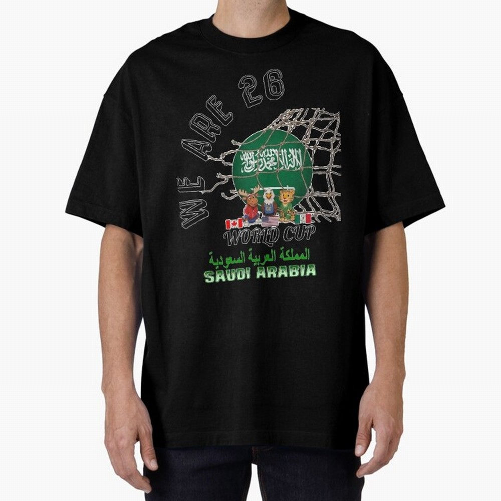 World cup 26 - Saudi Arabia Classic T-Shirt Represent the Passion of FIFA World Cup 2026 Group Stage Featuring Mbappe and Neymar, Portugal Energy, Retro Football Energy, Iconic Rivalries, Trophy Chase Drama and Stadium Atmosphere; Made for