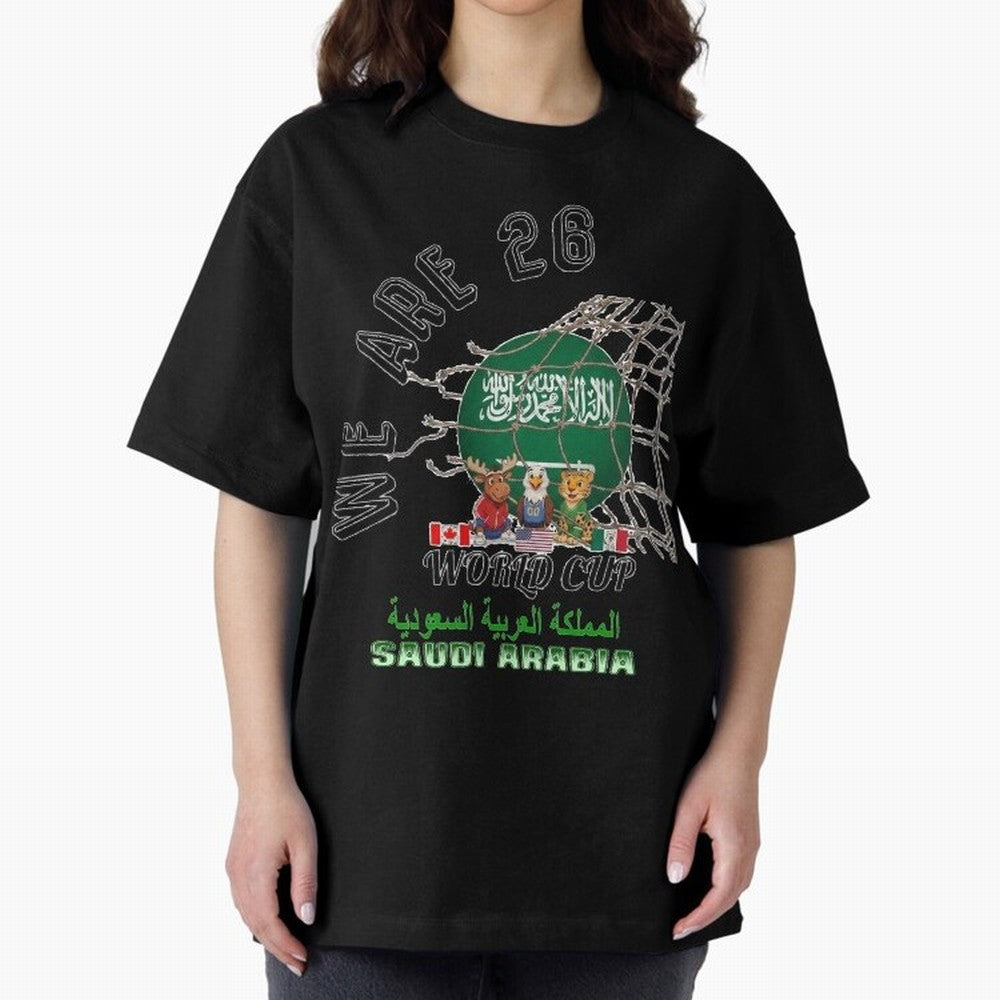 World cup 26 - Saudi Arabia Classic T-Shirt Represent the Passion of FIFA World Cup 2026 Group Stage Featuring Mbappe and Neymar, Portugal Energy, Retro Football Energy, Iconic Rivalries, Trophy Chase Drama and Stadium Atmosphere; Made for
