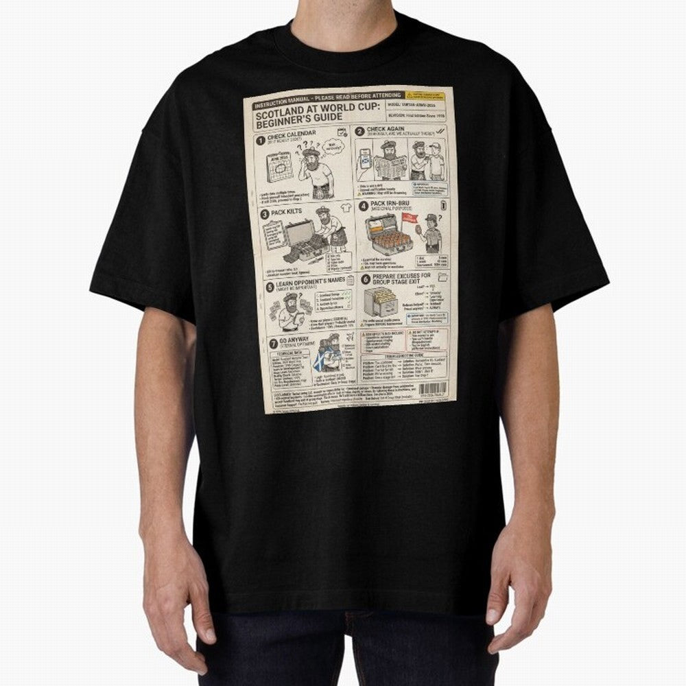 Scotland's Beginners Guide To The World Cup Classic T-Shirt Upgrade FIFA World Cup 2026 Group Stage for Fans of Neymar, Haaland and Cristiano Ronaldo and Argentina and Brazil, Bringing Football Passion, Legendary Performances, Festival Vibes and