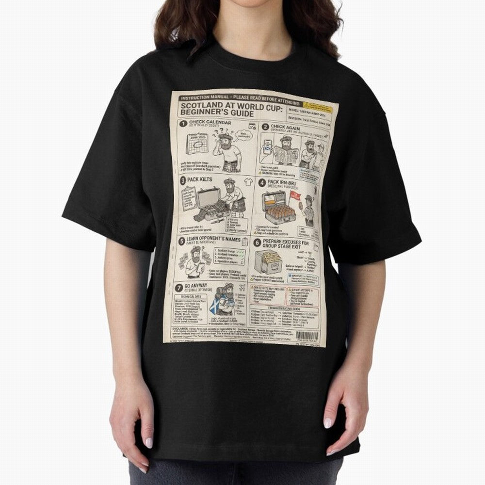 Scotland's Beginners Guide To The World Cup Classic T-Shirt Upgrade FIFA World Cup 2026 Group Stage for Fans of Neymar, Haaland and Cristiano Ronaldo and Argentina and Brazil, Bringing Football Passion, Legendary Performances, Festival Vibes and