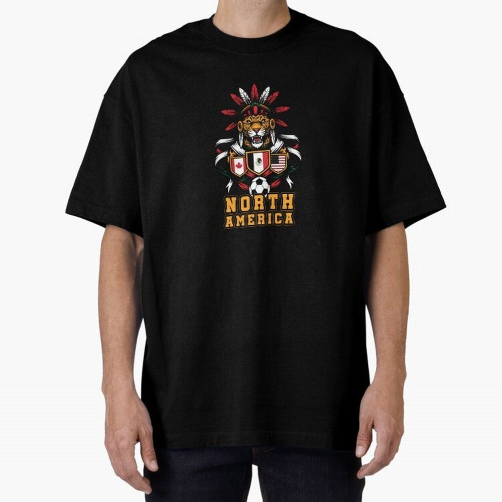 North America Jaguar Spirit Cup 2026 T-Shirt_82737634 Classic T-Shirt Bring Bold Fan Energy to Match Day Hype around FIFA World Cup 2026 Group Stage, CR7, France and Portugal, Sports Nostalgia, International Competition, Famous Players and