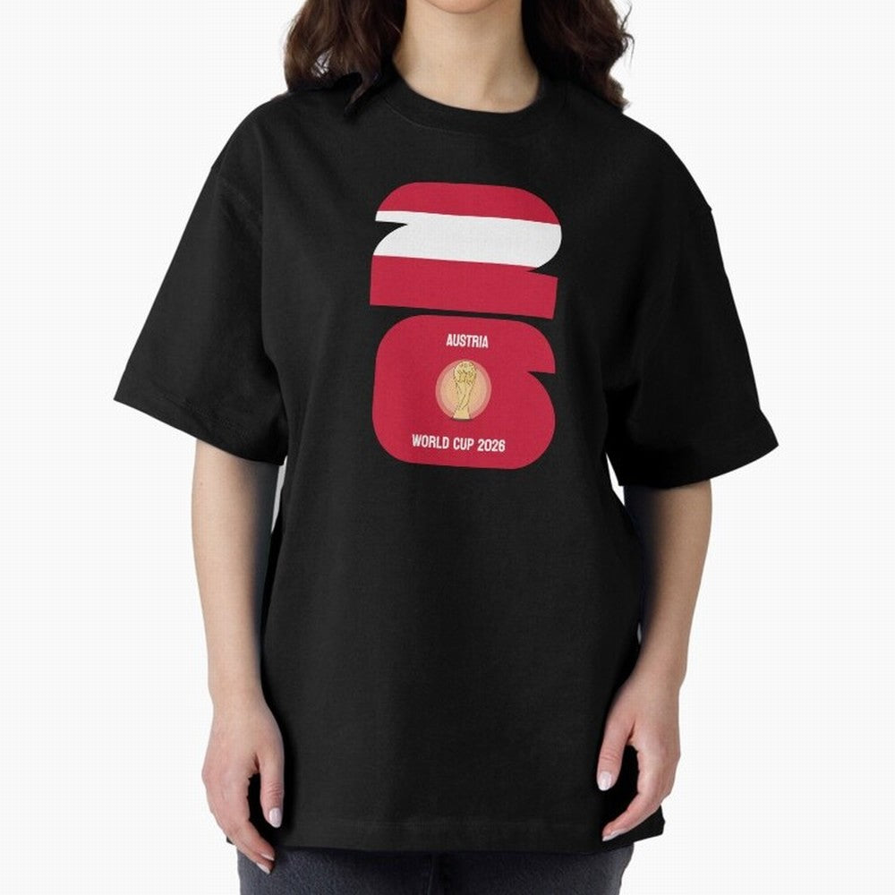 Austria: World Cup 2026 Classic T-Shirt Show Up for the Glory of FIFA World Cup 2026 for Fans of Messi and England, Bringing Stadium Chants, National Pride, Trophy Dreams and Unforgettable Football Memories; Perfect for Fans, Collectors, Family