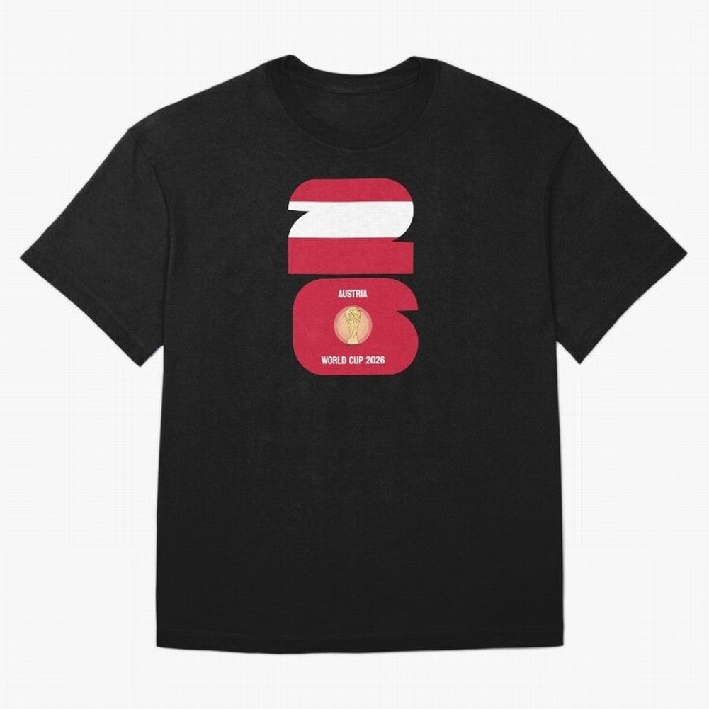 Austria: World Cup 2026 Classic T-Shirt Show Up for the Glory of FIFA World Cup 2026 for Fans of Messi and England, Bringing Stadium Chants, National Pride, Trophy Dreams and Unforgettable Football Memories; Perfect for Fans, Collectors, Family