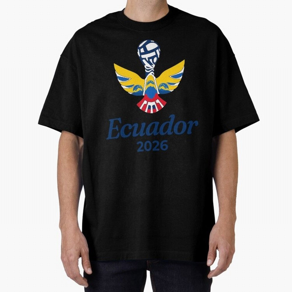 Ecuador 2026 Classic T-Shirt Bring Champion Energy into Global Football Passion for FIFA World Cup 2026 Group Stage, Highlighting Haaland and Mbappe, France, Retro Football Energy, Iconic Rivalries, Trophy Chase Drama and Stadium Atmosphere; Built
