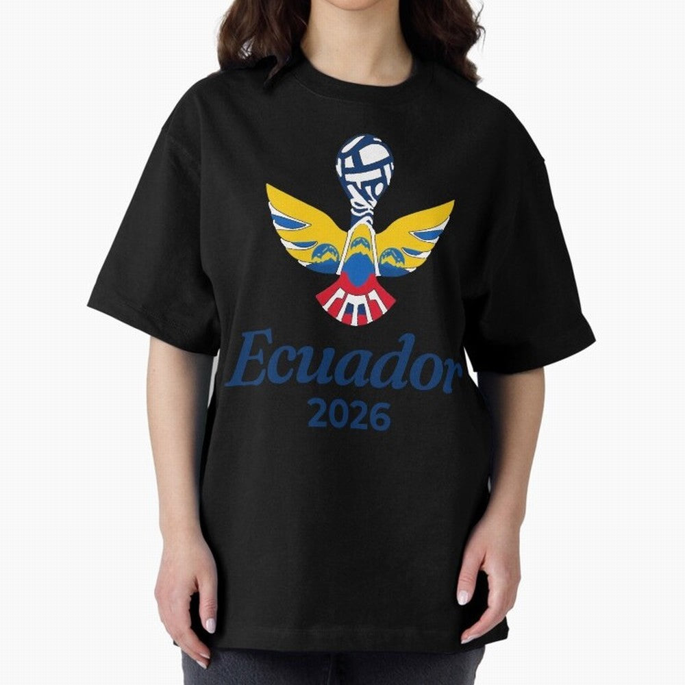 Ecuador 2026 Classic T-Shirt Bring Champion Energy into Global Football Passion for FIFA World Cup 2026 Group Stage, Highlighting Haaland and Mbappe, France, Retro Football Energy, Iconic Rivalries, Trophy Chase Drama and Stadium Atmosphere; Built