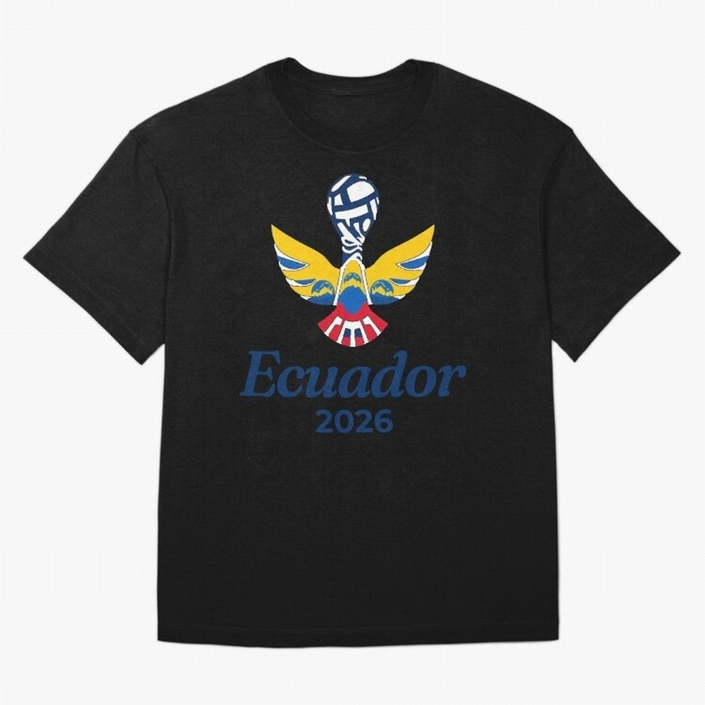 Ecuador 2026 Classic T-Shirt Bring Champion Energy into Global Football Passion for FIFA World Cup 2026 Group Stage, Highlighting Haaland and Mbappe, France, Retro Football Energy, Iconic Rivalries, Trophy Chase Drama and Stadium Atmosphere; Built