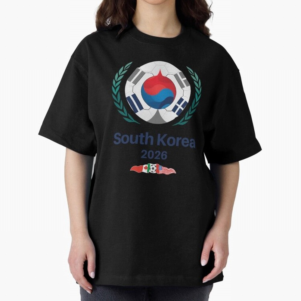 South Korea 2026 Classic T-Shirt Celebrate Soccer Greatness during FIFA World Cup 2026 Driven by Messi, England, France and Netherlands Energy, Football Festival Excitement, Trophy Ambitions, Country Rivalries and Star Player Buzz; Ideal for Fans