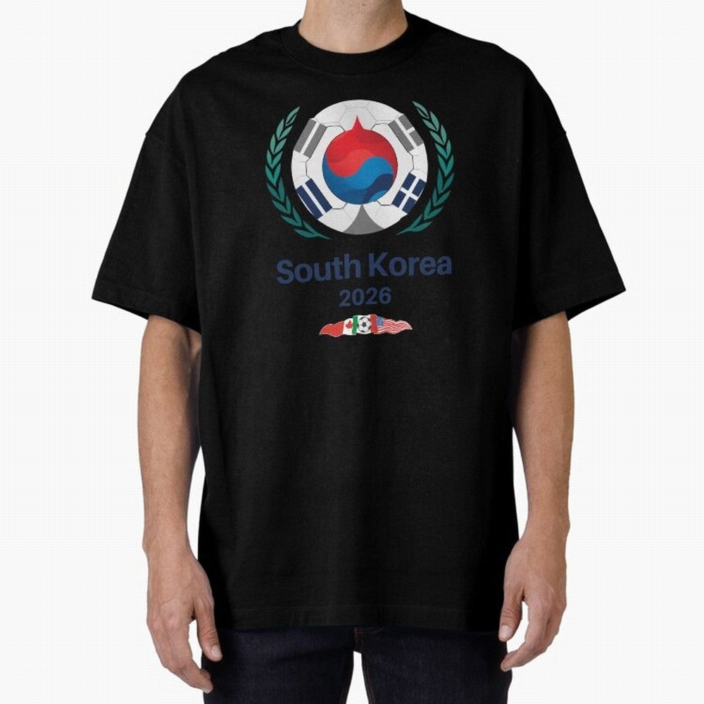 South Korea 2026 Classic T-Shirt Celebrate Soccer Greatness during FIFA World Cup 2026 Driven by Messi, England, France and Netherlands Energy, Football Festival Excitement, Trophy Ambitions, Country Rivalries and Star Player Buzz; Ideal for Fans