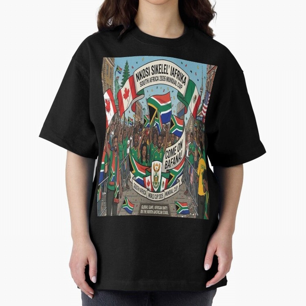 Soiuth Africa Classic T-Shirt Celebrate the Next Chapter of FIFA World Cup 2026 Group Stage Connected to Messi, CR7 and Mbappe, Spain and Netherlands Energy, Worldwide Fan Energy, Dramatic Goals, Stadium Lights and Championship Celebrations;