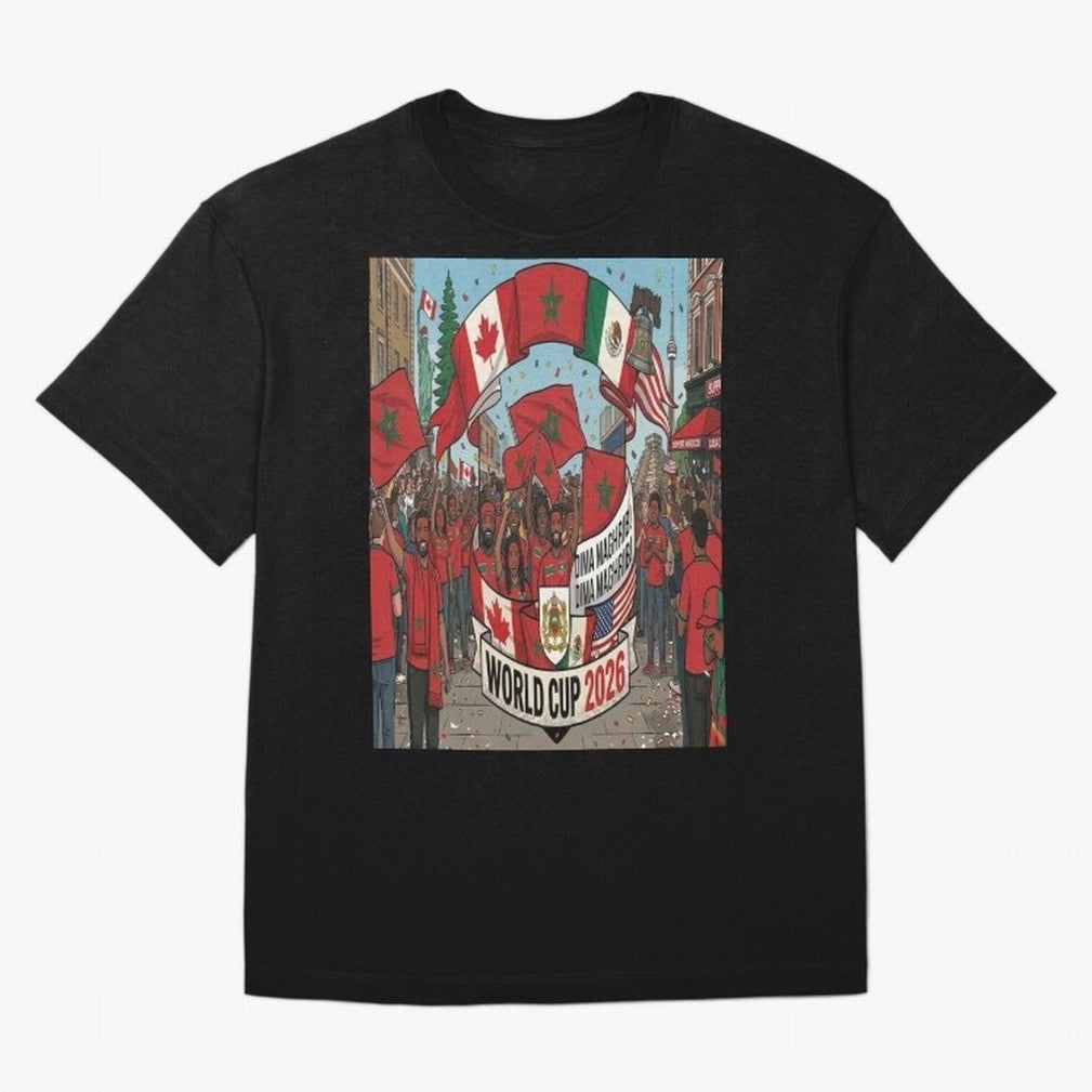 Morocco World Cup 2026 Classic T-Shirt Follow the Road to the FIFA World Cup 2026 Group Stage Journey through Mbappe Highlights, Argentina and Brazil Pride, Game Day Rituals, Football Legends, Country Pride and the Road to the Final; Built for