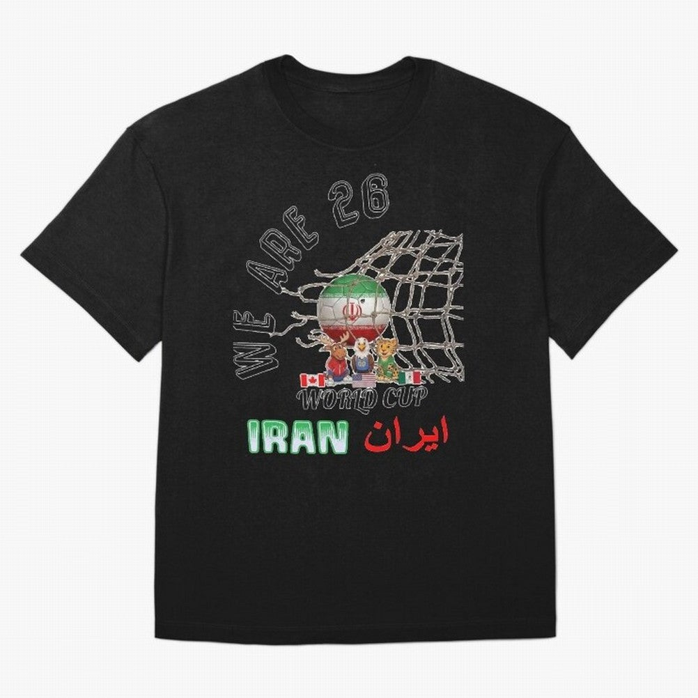 World cup 26 - Iran Classic T-Shirt Live for the Drama of FIFA World Cup 2026 Group Stage Spirit, Inspired by France and Portugal, Messi, Neymar and Mbappe, Soccer Culture, Superstar Moments, National Team Dreams and Competitive Fire; Perfect for