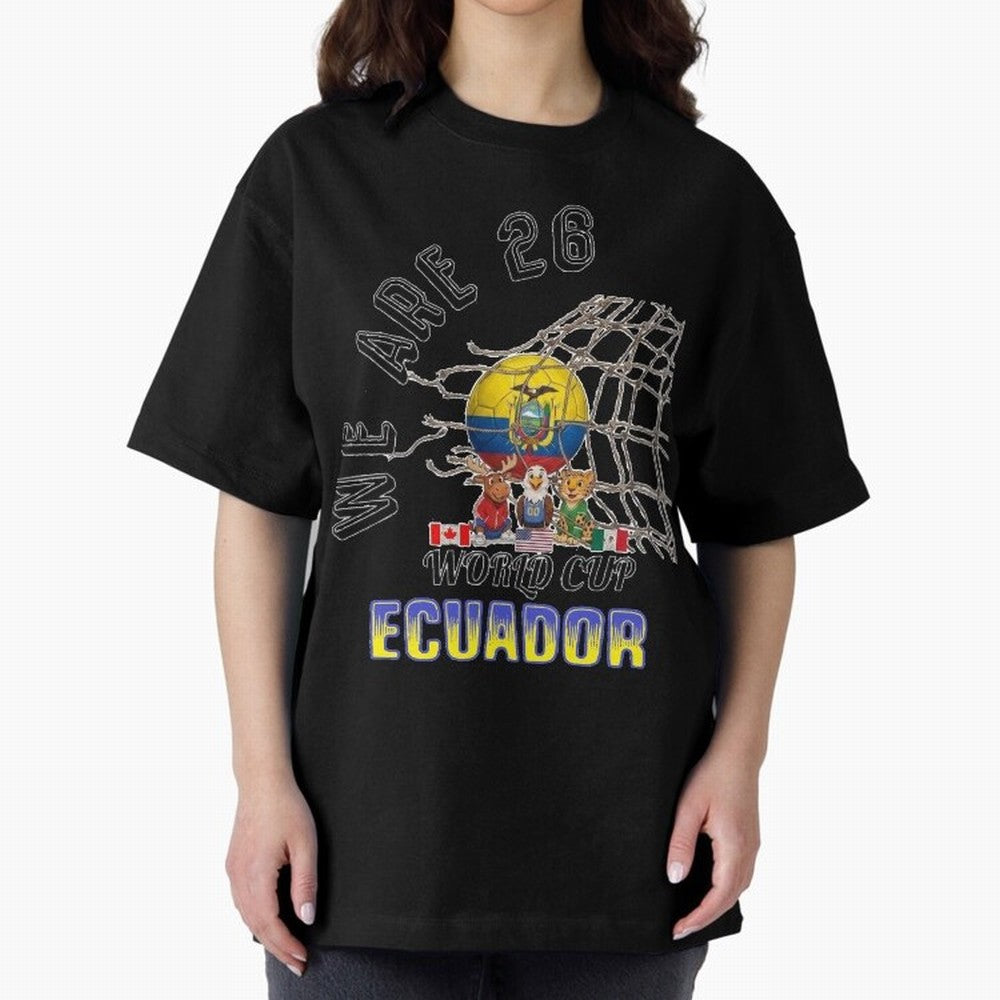 World cup 26 - Ecuador Classic T-Shirt Carry FIFA World Cup 2026 Group Stage for Fans of Messi and Cristiano Ronaldo and Germany, Bringing Goal Celebration Energy, Supporter Heritage, Football Icons and Worldwide Tournament Joy; Made for Die Hard