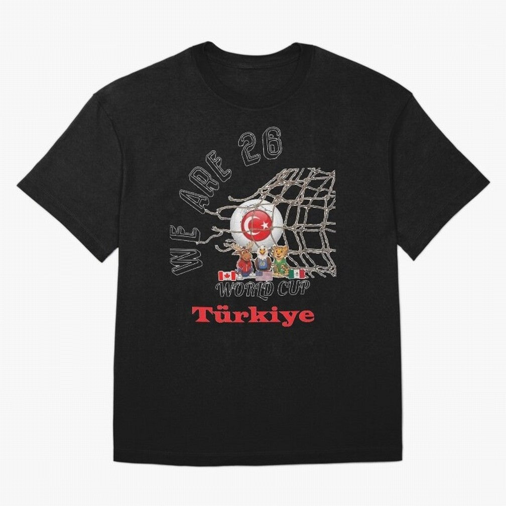 World cup 26 - Turkiye Classic T-Shirt Bring Bold Fan Energy to FIFA World Cup 2026 USA Canada Mexico with Messi and Cristiano Ronaldo, Portugal Energy, Football Passion, Legendary Performances, Festival Vibes and Supporter Community; Ideal for