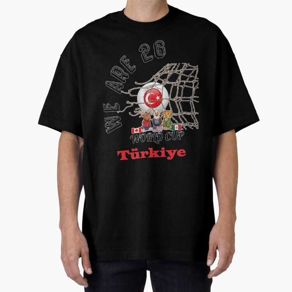 World cup 26 - Turkiye Classic T-Shirt Bring Bold Fan Energy to FIFA World Cup 2026 USA Canada Mexico with Messi and Cristiano Ronaldo, Portugal Energy, Football Passion, Legendary Performances, Festival Vibes and Supporter Community; Ideal for