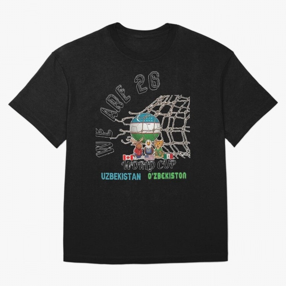 World cup 26 - Uzbekistan Classic T-Shirt Honor Champions and Dreams in FIFA World Cup 2026 USA Canada Mexico Spirit, Highlighting Argentina, France and Brazil, Messi, Neymar and Mbappe, Stadium Chants, National Pride, Trophy Dreams and