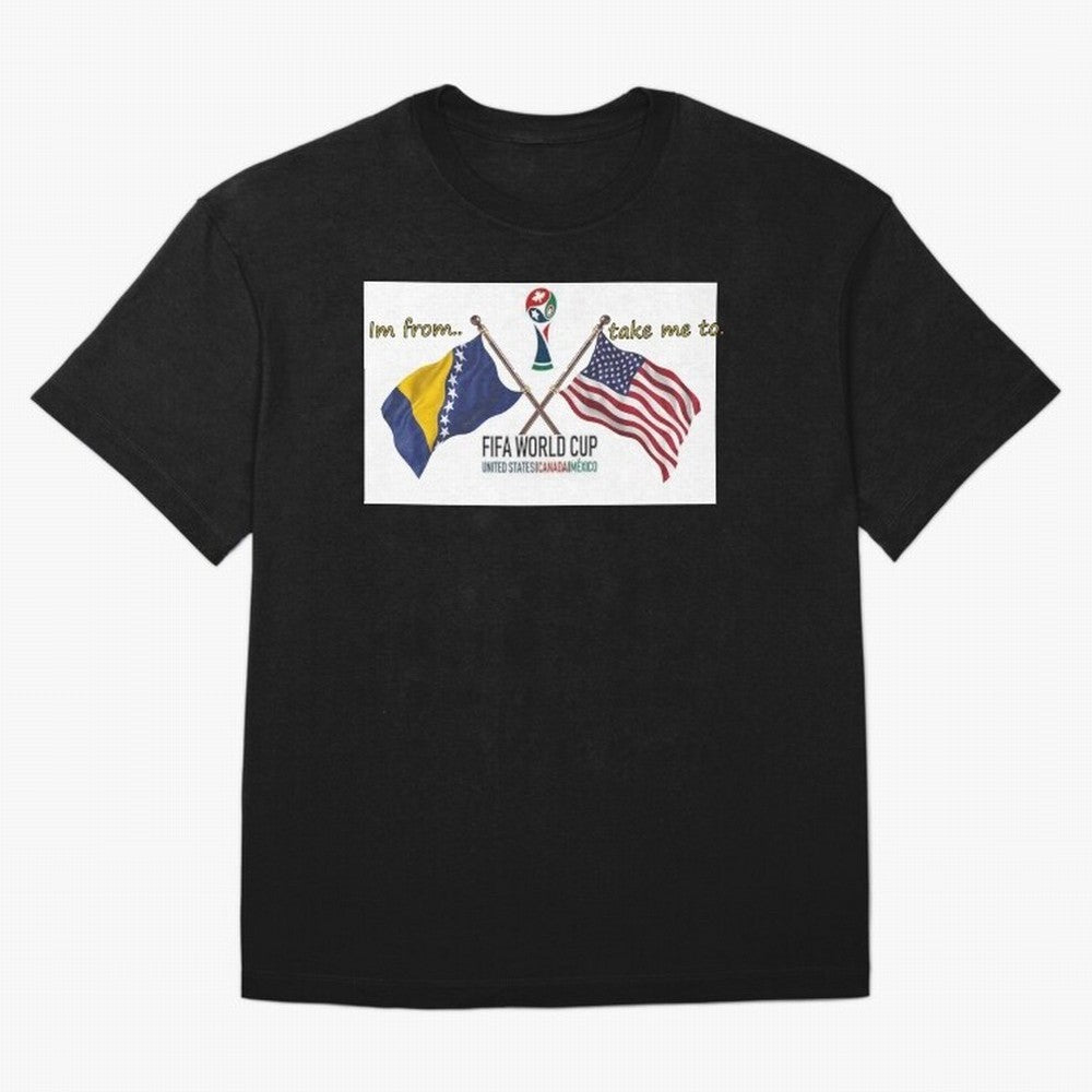 Bosnia and Herzegovina Classic T-Shirt Carry the Colors and Pride of Global Football Passion for FIFA World Cup 2026, with Messi, Spain and Netherlands, Tournament Hype, Historic Matchups, Family Viewing Parties and Global Sports Pride; Ideal for