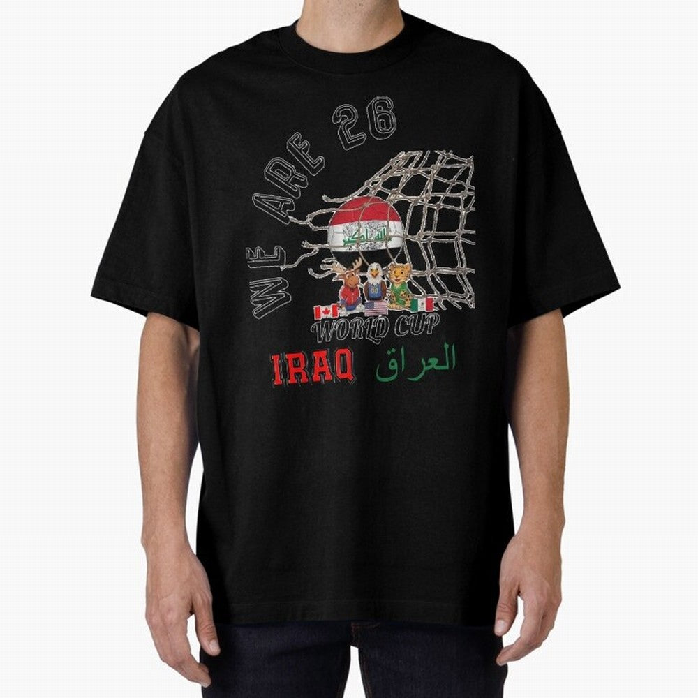 World cup 26 - Iraq Classic T-Shirt Represent Football Lovers during Global Football Passion for FIFA World Cup 2026 Group Stage, Centered on Haaland and Mbappe, Argentina and Brazil, Classic Soccer Heritage, Championship Pressure, Fan Loyalty and