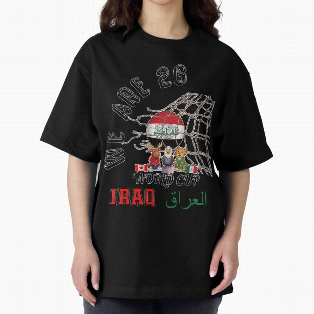 World cup 26 - Iraq Classic T-Shirt Represent Football Lovers during Global Football Passion for FIFA World Cup 2026 Group Stage, Centered on Haaland and Mbappe, Argentina and Brazil, Classic Soccer Heritage, Championship Pressure, Fan Loyalty and