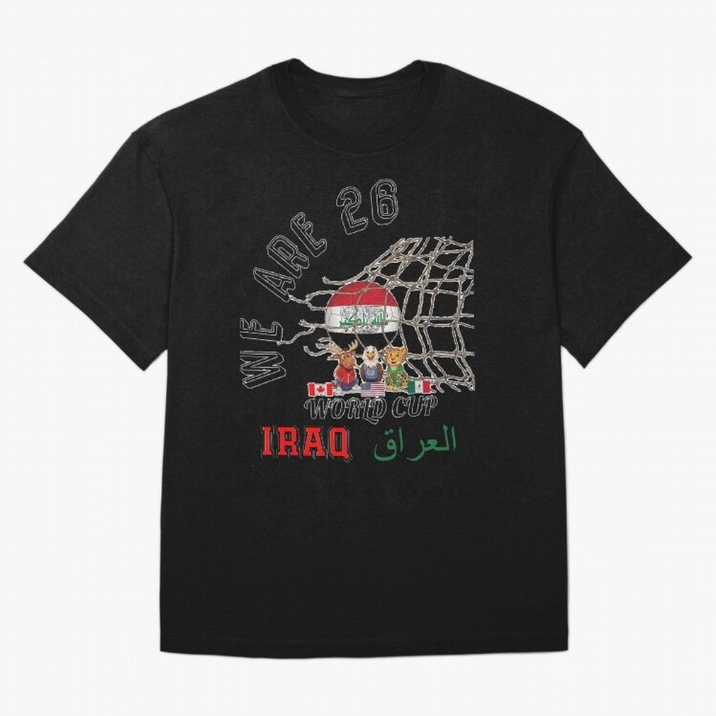 World cup 26 - Iraq Classic T-Shirt Represent Football Lovers during Global Football Passion for FIFA World Cup 2026 Group Stage, Centered on Haaland and Mbappe, Argentina and Brazil, Classic Soccer Heritage, Championship Pressure, Fan Loyalty and