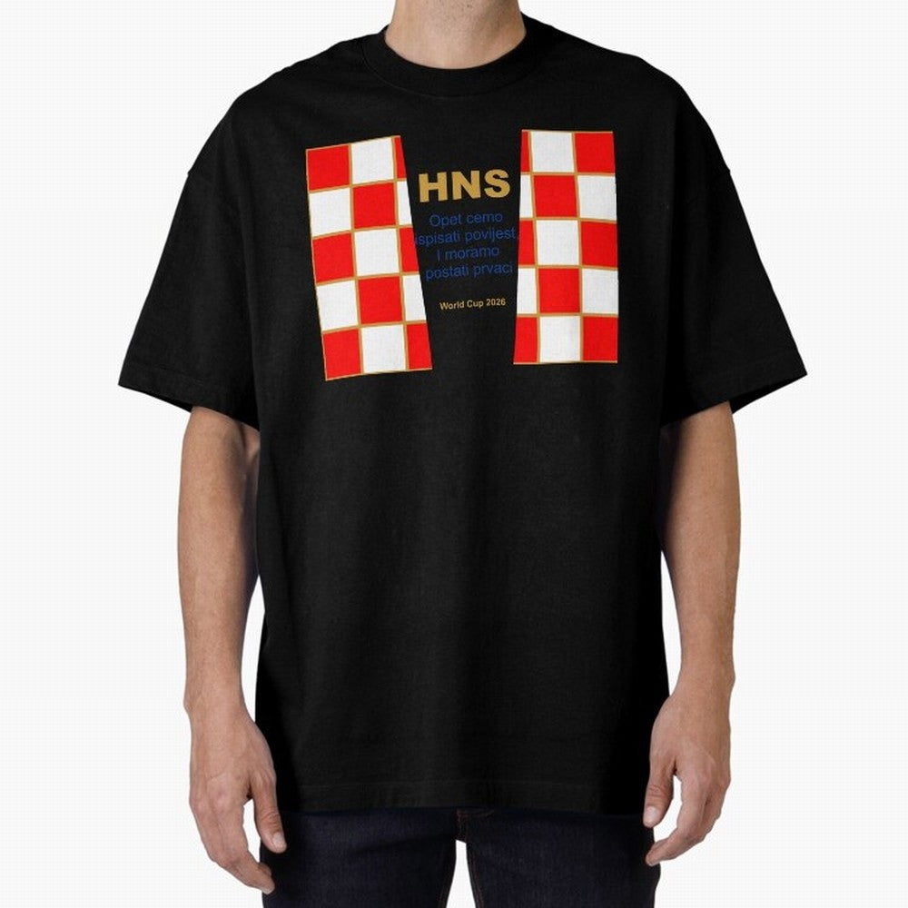 Croatia jersey with motto gold Classic T-Shirt Show Support during FIFA World Cup 2026 Group Stage for Fans of Messi, Neymar and Mbappe and Brazil, Bringing Championship Spirit, Famous Goals, Roaring Crowds and International Football Unity; Ideal