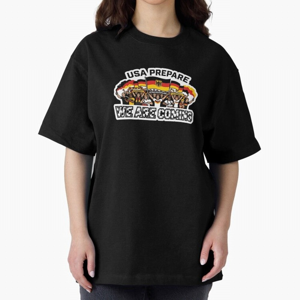 Germany Soccer Fans 2026 Sticker We Are Coming Classic T-Shirt Follow the Road to Match Day Hype around FIFA World Cup 2026 USA Canada Mexico, Neymar, France and Portugal, Supporter Pride, Iconic Celebrations, Legendary Names and Global Match Day