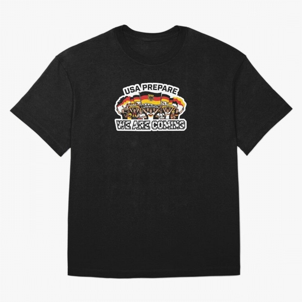 Germany Soccer Fans 2026 Sticker We Are Coming Classic T-Shirt Follow the Road to Match Day Hype around FIFA World Cup 2026 USA Canada Mexico, Neymar, France and Portugal, Supporter Pride, Iconic Celebrations, Legendary Names and Global Match Day