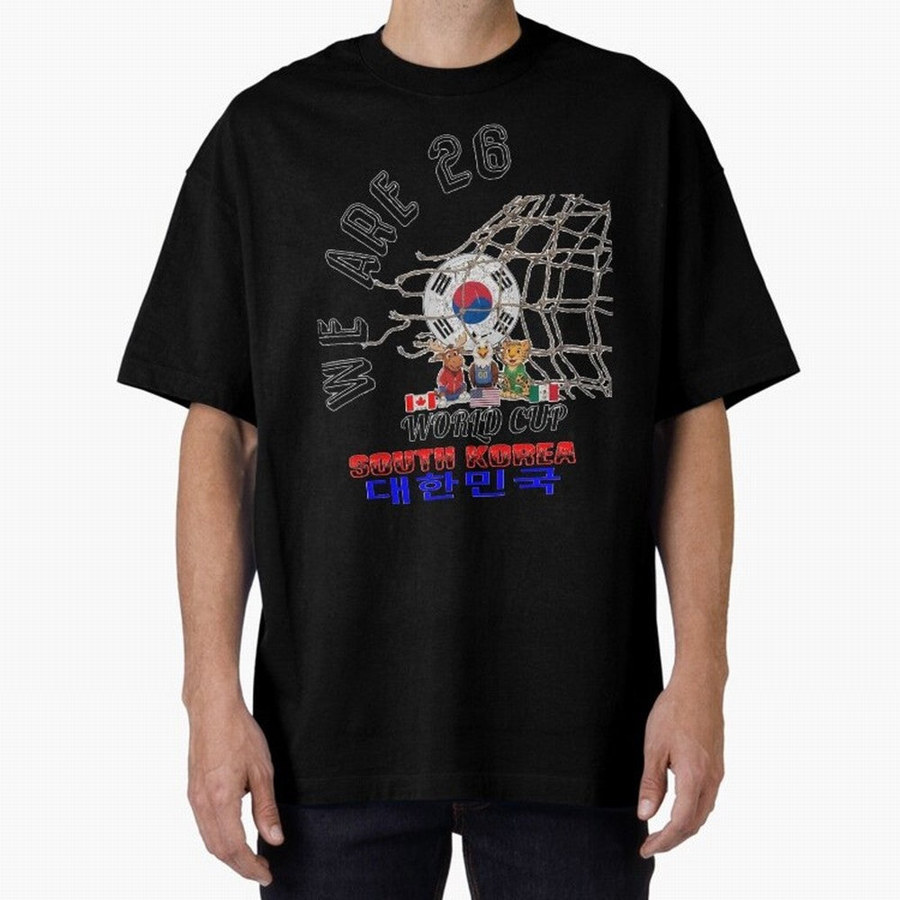 World cup 26 - South Korea Classic T-Shirt Make Memories around FIFA World Cup 2026 for Fans of Messi, Neymar and Mbappe and Argentina and Brazil, Bringing Football Passion, Legendary Performances, Festival Vibes and Supporter Community; Built for