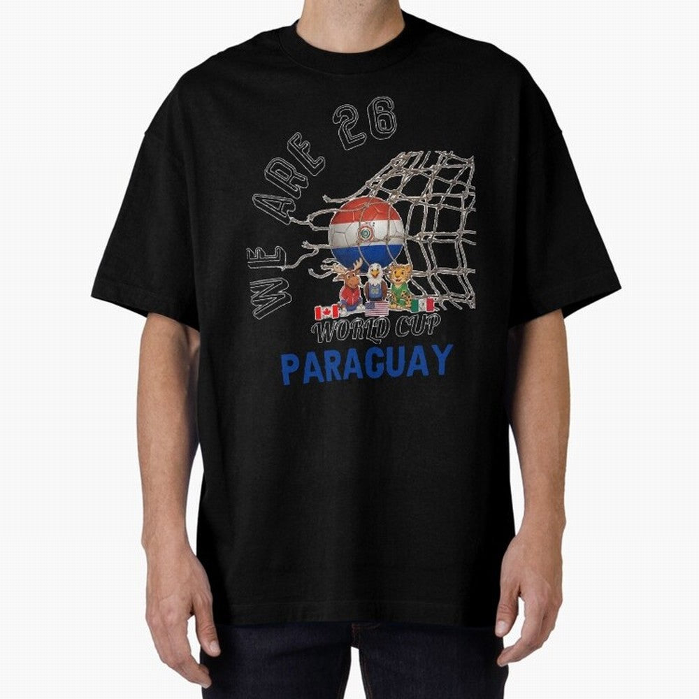World cup 26 - Paraguay Classic T-Shirt Fuel the Hype around FIFA World Cup 2026 Group Stage Spirit, Capturing France and Portugal, Messi, CR7 and Mbappe, Stadium Memories, Football Loyalty, International Chants and Championship Tradition; Built