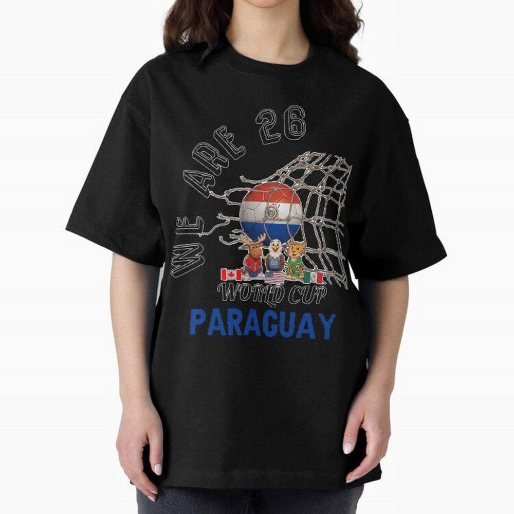 World cup 26 - Paraguay Classic T-Shirt Fuel the Hype around FIFA World Cup 2026 Group Stage Spirit, Capturing France and Portugal, Messi, CR7 and Mbappe, Stadium Memories, Football Loyalty, International Chants and Championship Tradition; Built