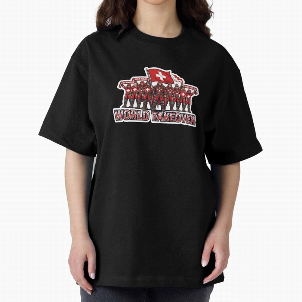 Switzerland Soccer Fans Power Rise Sticker 2026 Football Supporters Classic T-Shirt Turn Football Passion into the FIFA World Cup 2026 Journey through Cristiano Ronaldo, Haaland and CR7 Highlights, Argentina and Brazil Pride, Tournament Hype,