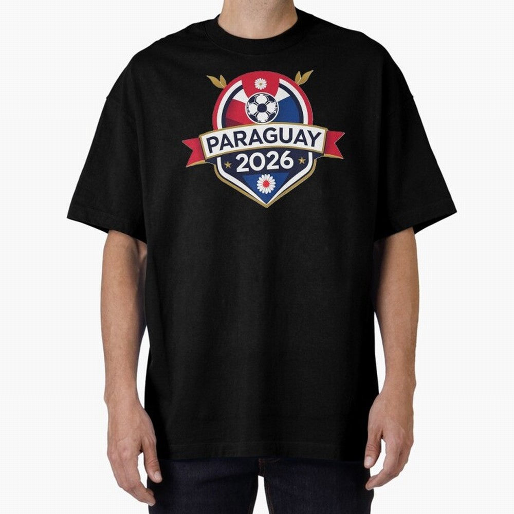 Paraguay WC2026 Classic T-Shirt Celebrate the Magic of FIFA World Cup 2026 USA Canada Mexico for Fans of Messi, Neymar and Mbappe and Argentina, France and Brazil, Bringing Vintage Soccer Flavor, Modern Football Stars, National Flags and Final